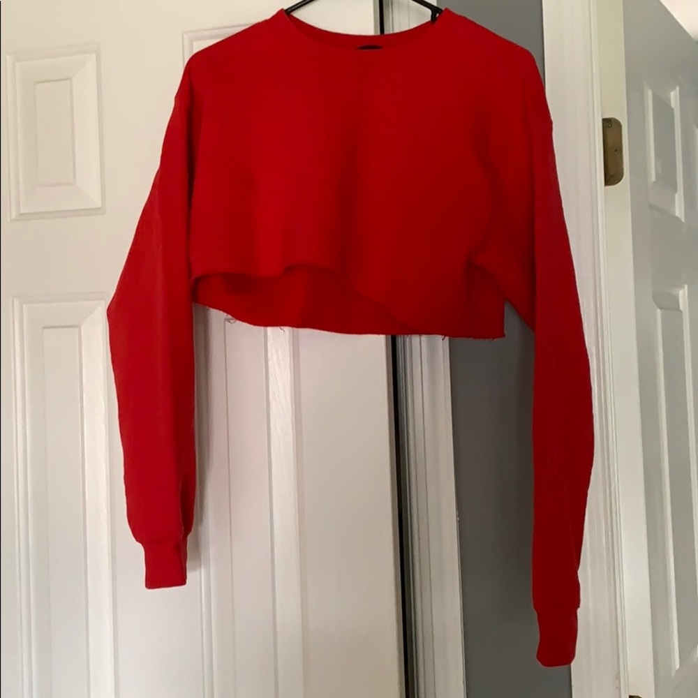 Cropped sweatshirt
